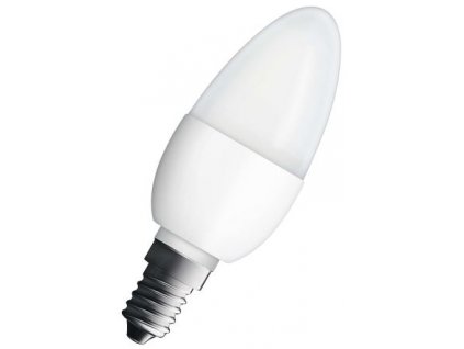 Osram LED žárovka E14 5,7W 2700K 470lm Value B40-svíčka matná