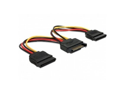 Delock Power Adapter SATA 15-pin na 2xSATA 15-pin