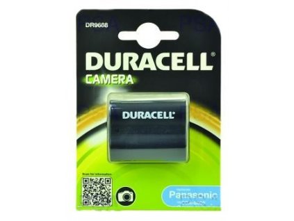 DURACELL Baterie - DR9668 pro Panasonic CGR-S006E/1B, černá, 700 mAh, 7.4V