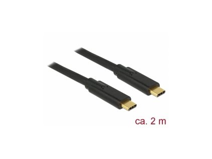 Delock USB 3.1 Gen 1 (5 Gbps) kabel Type-C na Type-C 2 m 5 A E-Marker