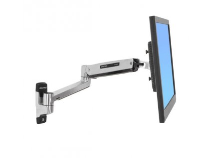 ERGOTRON LX Sit-Stand Wall Mount LCD Arm, Polished - flexibilní nástěnný držák pro minitory max. 42"