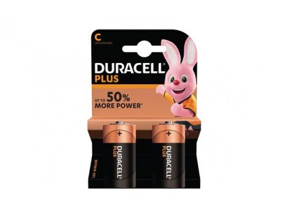 Duracell MN1400B2 Duracell Plus C Size 2 Pack