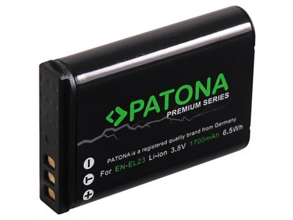 PATONA baterie pro foto Nikon EN-EL23 1700mAh Li-Ion Premium