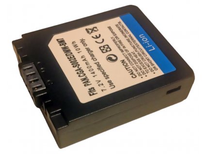 TRX baterie Panasonic/ 1400 mAh/ DMW-BM7/ CGA-S002A/ CGA-S002A/1B/ CGA-S0202E/1B/ neoriginální