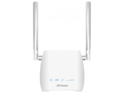 STRONG 4G LTE router 300M/ Wi-Fi standard 802.11 b/g/n/ 300 Mbit/s/ 2,4GHz/ 1x LAN/ USB/ SIM slot/ 2 odnímatelné antény