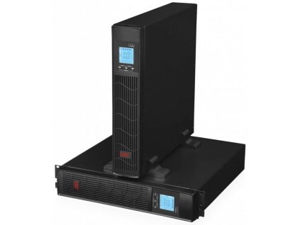 EUROCASE záložní zdroj EA620RT 2000VA / 1600W / Rack/Tower / USB / RJ45 / LCD Displej / Pure sine way