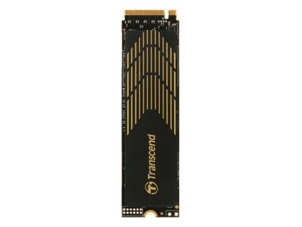 TRANSCEND MTE240S 1TB SSD disk M.2 2280 with Heatsink, PCIe Gen4 x4 NVMe 1.4 (3D TLC), 3800MB/s R, 3200MB/s W