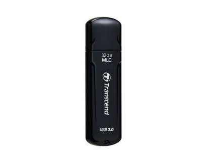 Transcend 32GB JetFlash 750, USB 3.0 flash disk, MLC, LED indikace, černý