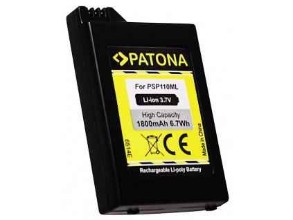 PATONA baterie PSP-1000 Portable 1800mAh Li-lon 3,7V