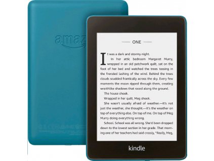 E-book AMAZON KINDLE PAPERWHITE 4 2018, 6'' 8GB E-ink displej, WIFi, BLUE, SPONZOROVANÁ VERZE
