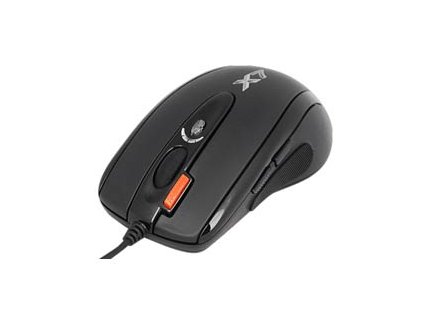 A4tech myš X-710BK, OSCAR Game Optical mouse, 2000DPI, černá, USB