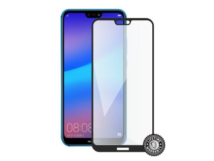 Screenshield HUAWEI P20 Lite Tempered Glass protection (full COVER black)