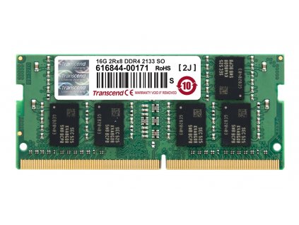 Transcend paměť 16GB SODIMM DDR4 2133MHz 2Rx8 CL15