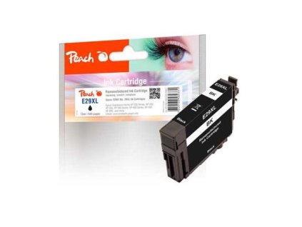 Peach Epson Inkoustová náplň T2991, No. 29XL, 13ml, kompatibilní - černá