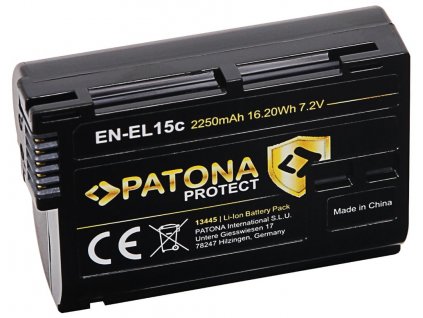 PATONA baterie pro foto Nikon EN-EL15C 2400mAh Li-Ion Protect