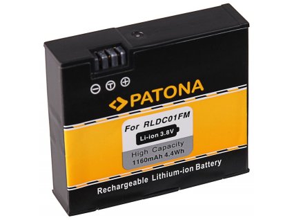 PATONA baterie pro digitální kameru Xiaomi MiJia Mini 4K 1160mAh Li-Ion 3,8V