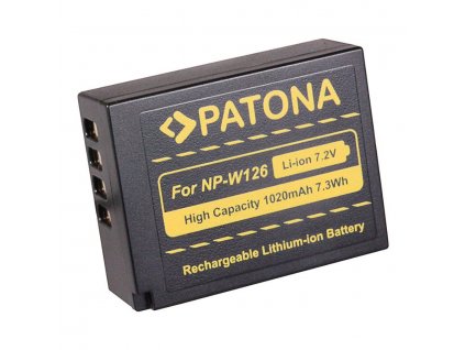 PATONA baterie pro foto Fuji NP-W126 1020mAh Li-Ion