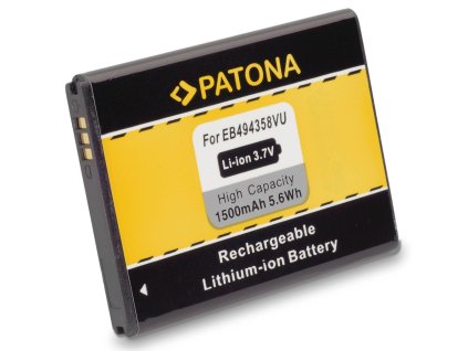 PATONA baterie pro mobilní telefon Samsung EB-494358VU 1500mAh 3,7V Li-Ion