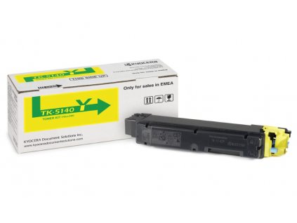 Kyocera toner TK-5140Y/ P6130cdn/M6030cdn/6530cdn/ 5000 stran/ žlutý