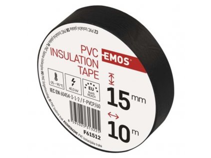 EMOS Izolační páska PVC 15mm / 10m černá F61512