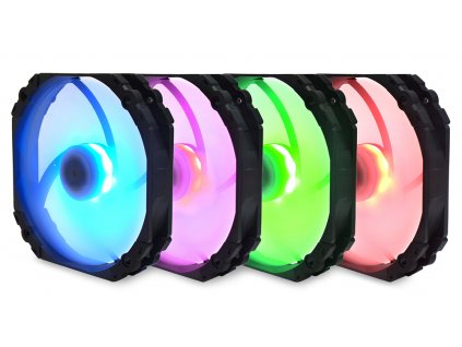 SCYTHE KF1425FD18R-P Kaze Flex 140 mm Round RGB PWM Fan 300-1800 rpm