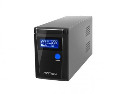 ARMAC UPS PURE SINE WAVE OFFICE 650VA LCD 2 FRENCH OUTLETS 230V METAL CASE