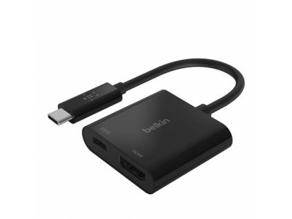 Belkin USB-C adaptér na HDMI + 60W napájení, černá