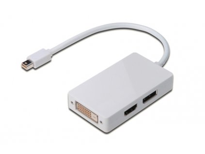 Digitus DisplayPort splitter cable, miniDP - DP+HDMI+DVI