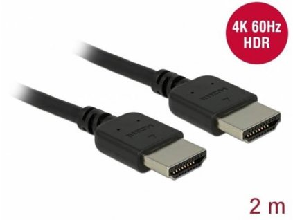 Delock Premium HDMI kabel 4K 60 Hz 2 m