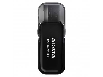 ADATA UV240/64GB/USB 2.0/USB-A/Černá