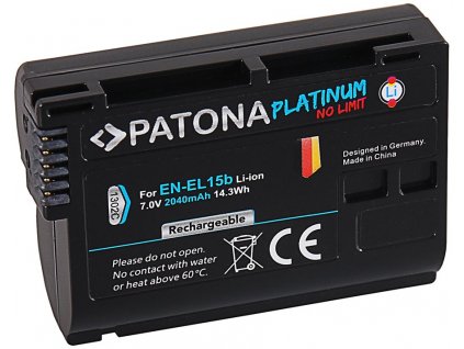 PATONA baterie pro foto Nikon EN-EL15B 2040mAh Li-Ion PLATINUM