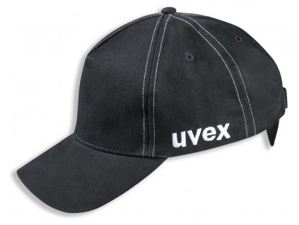 UVEX Protinárazová čepice - u-cap sport, vel. 55 - 59 /černá /kšilt 7cm /tvrdá skořepina z ABS /textilní čapice z bavlny