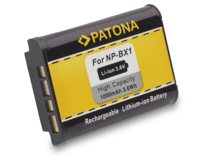 PATONA baterie pro foto Sony NP-BX1 1000mAh