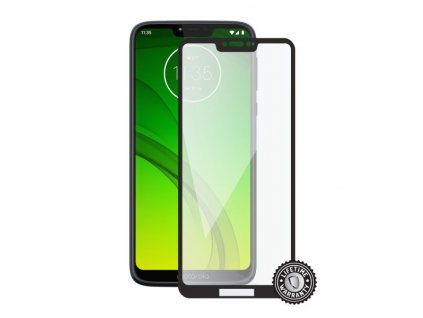 Screenshield MOTOROLA Moto G7 Power XT1955 Tempered Glass protection (full COVER black)