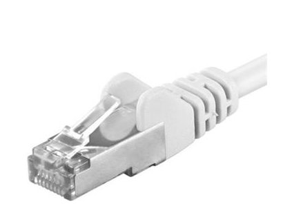 Premiumcord Patch kabel CAT6a S-FTP, RJ45-RJ45, AWG 26/7 3m, bílá