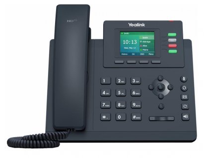 Yealink SIP-T33G SIP telefon, PoE, 2,4'' 320x240 barevný LCD, 4 x SIP úč., GigE