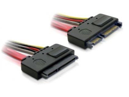 DeLock Kabel SATA 22pin > 22pin samec/samice prodloužení 50cm