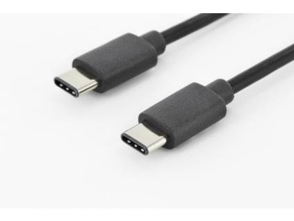 Digitus Připojovací kabel USB typu C na C, 1,0 m, 3A, 480 MB, verze 2.0, bl