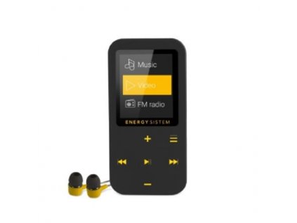 Energy Sistem MP4 Touch Bluetooth AMBER (16GB, MicroSD, FM, sluchátka)