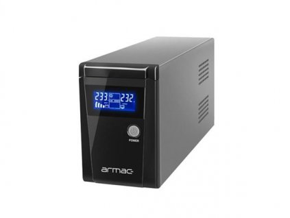 ARMAC UPS OFFICE 850E LCD 2 FRENCH OUTLETS 230V METAL CASE