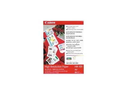 Canon fotopapír HR-101 - A3 - 106g/m2 - 100 listů - matný