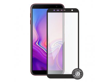 Screenshield SAMSUNG J610 Galaxy J6+ (2018) Tempered Glass protection (full COVER black)