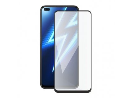 Screenshield REALME 6 Pro (full COVER black) Tempered Glass Protection