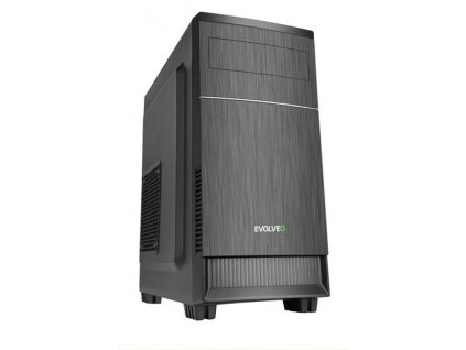 EVOLVEO M1, case mATX, 2x USB2.0 / 1x USB3.0 / 2x 120mm LED / 1x 140mm/ černý