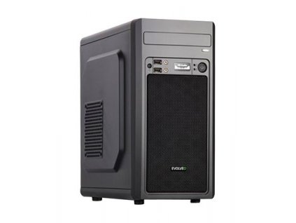 EVOLVEO M2, case mATX, 2x USB2.0 / 1x USB3.0 / 2x 120mm LED / 1x 140mm/ černý