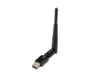 DIGITUS Bezdrátový 300N USB 2.0 adapter, 300Mbps, Realtek 8192 2T/2R, externí anténa,