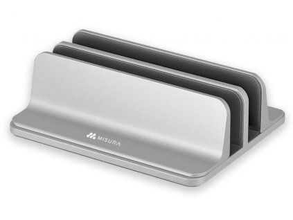 MISURA odkládací podstavec pro 2 notebooky MH03 stříbrný
