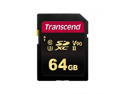 Transcend 64GB SDXC 700S (Class 10) UHS-II U3 V90 MLC paměťová karta, 285 MB/s R, 180 MB/s W