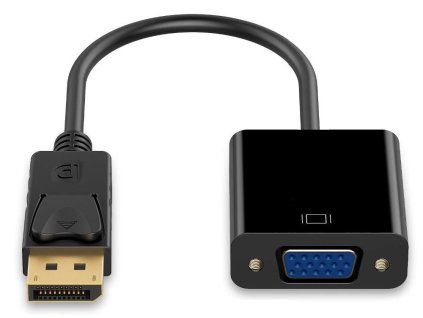 XtendLan Adaptér DisplayPort (M) na VGA (F), 15cm, do 1080p