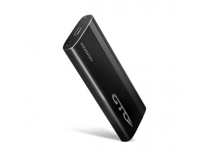 AXAGON EEM2-GTO, USB-C 3.2 Gen 2 - M.2 NVMe SSD kovový THIN OVAL box
